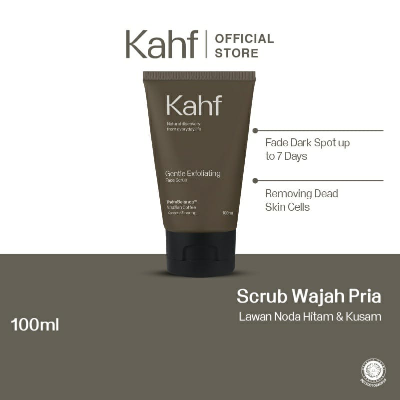 KAHF Gentle Exfoliating Face Scrub  100 ML ( SCRUB )