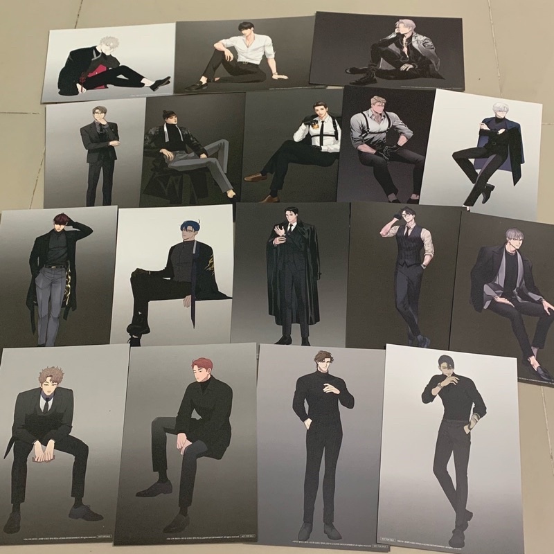 Jual Sharing Lezhin Calendar 2022 Photocards/Postcards PC Only Shopee