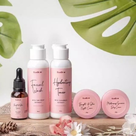 Kinsglow Skincare Paket Perawatan Putih dan Glowing Original