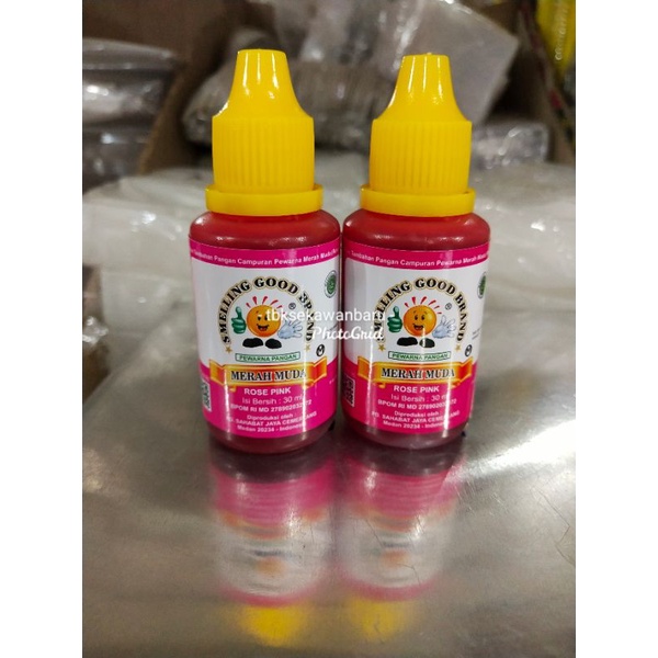 

Pewarna Makanan Cair Smelling Good (PINK)