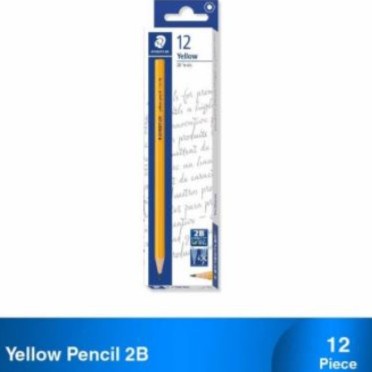 

Gaya Pensil Staedtler 2B Yellow / Staedtler Yellow Pencil / Lusin Murah