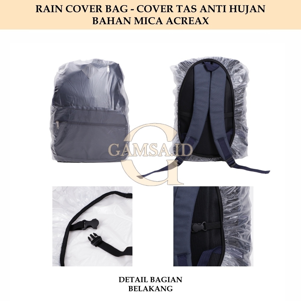 Jual Cod Cover Tas Anti Hujan Rain Cover Bag Raincoat Mantel Jas Hujan Sarung Tas Ransel