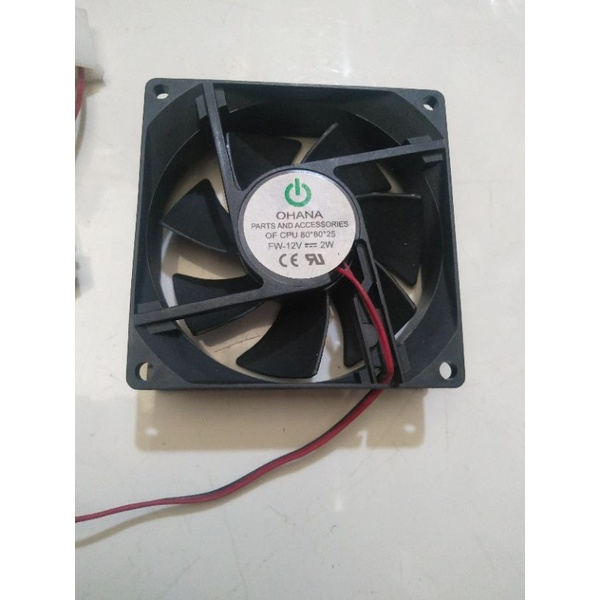 Fan Dc FW-12V 2W 8cm X 8cm