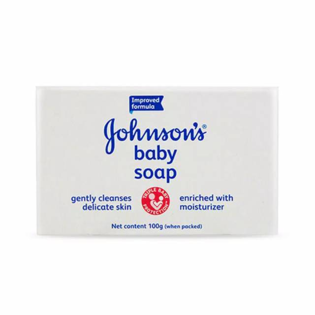 Johnson's baby soap 100gr (pink/putih)