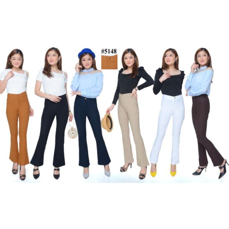 Celana Miss Hotty Cutbray Hw Highwaist Import Jegging Original