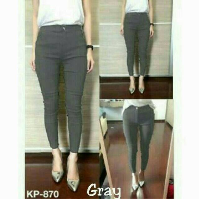 FWR - Hard carry pants / celana jegging logo kumis mustache 835