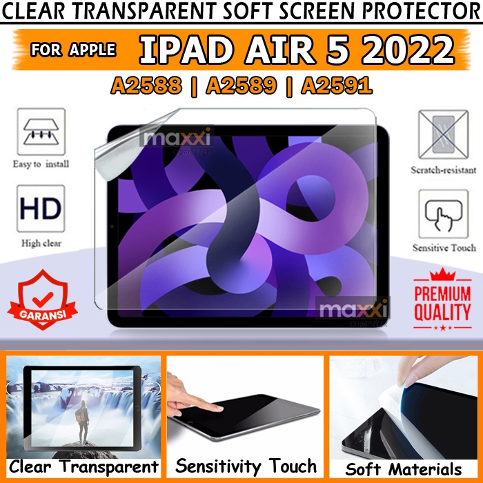 ipad air generasi 5 5th gen generation 10 9 inch 2022 antigores screenguard anti gores screen guard 