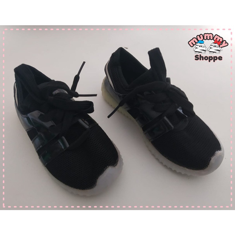 sepatu fashion anak sneakers S91005 shoes black