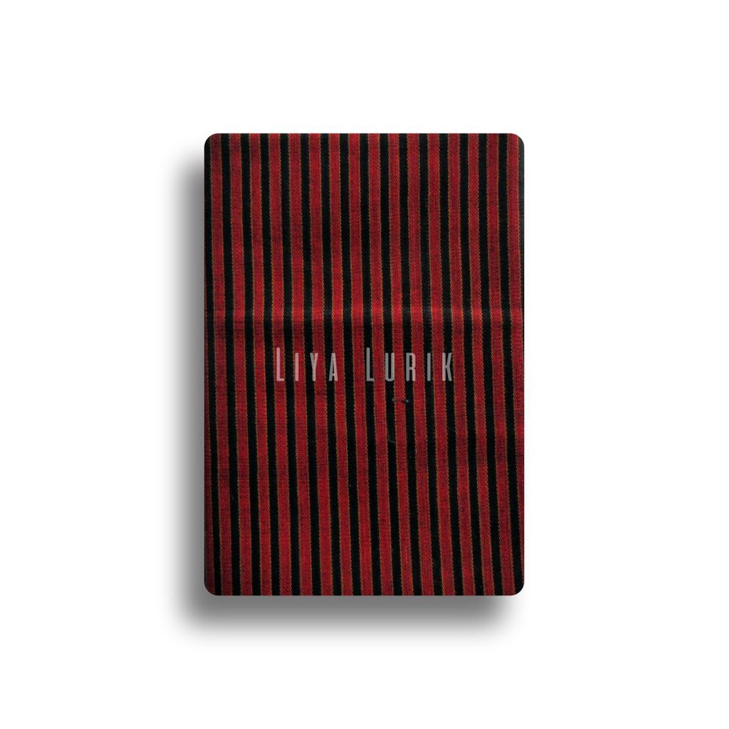 Kain Tenun Lurik Motif Lir Cilik Merah Hitam