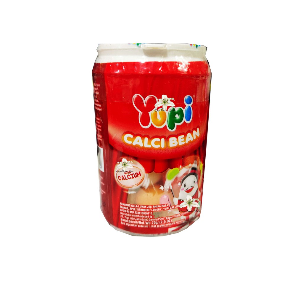 

YUPI CALCI BEAN BOTOL 70 GR