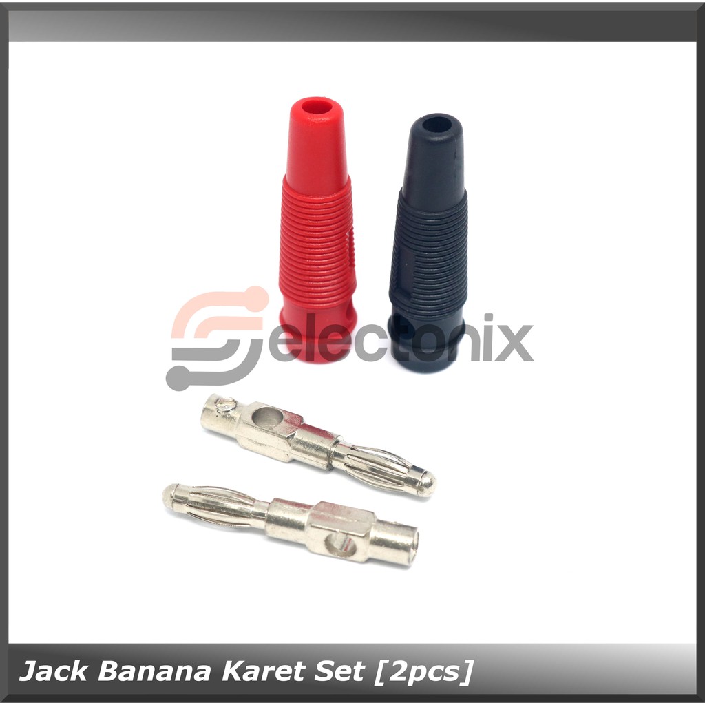 Jack Banana Karet 1 Set [2pcs] Merah - Hitam