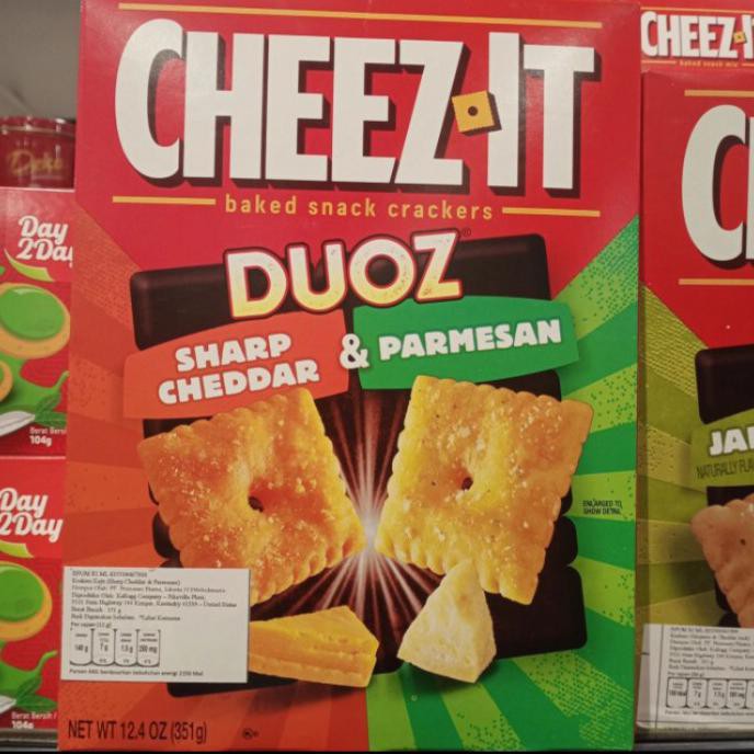 

TERBARU CHEEZ IT DUO SHARP CHEDDAR & PARMESAN 351GR