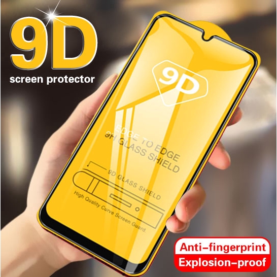 Tempered Glass Full Cover 9D Pelindung Layar untuk