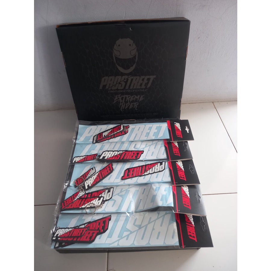 ACCESORIES | STICKER KEYCHAIN FULLSET PROSTREET | NEW | ORIGINAL | GANTUNGAN KUNCI PROSTREET | STIKE
