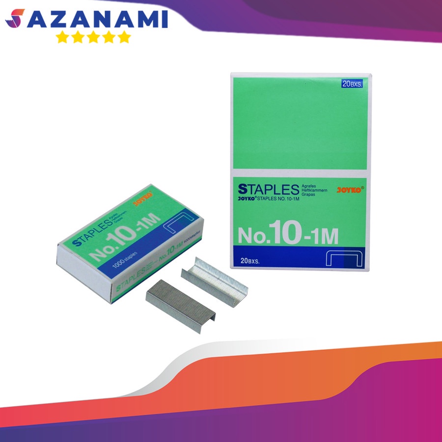 

1 BOX BESAR ISI STAPLES KENKO KECIL N0 10 -1M / REFILL STAPLER No 10