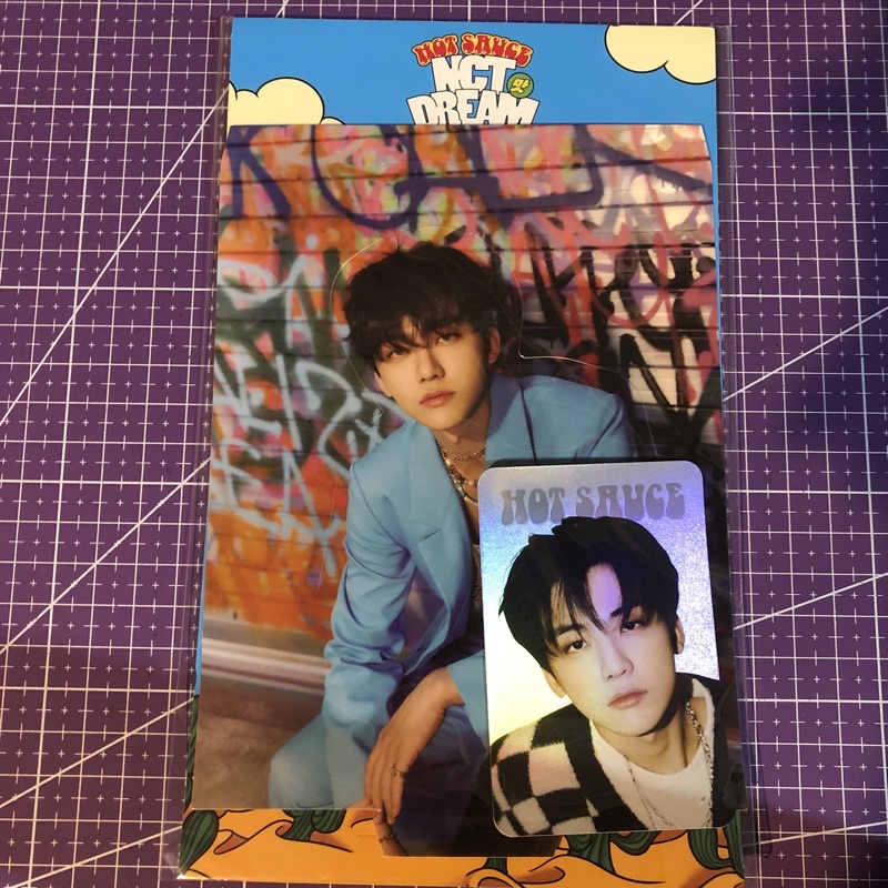 photocard pc jaemin hot sauce hologram standee holo