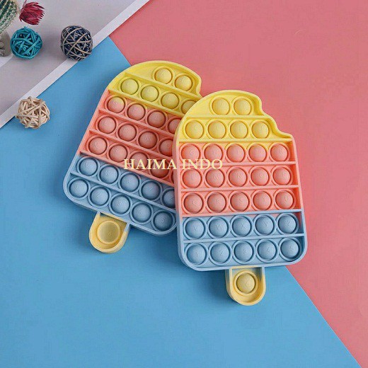 MAINAN POP IT FIDGET TOY/ Mainan Gelembung Push ANTI Stress SILICONE-8