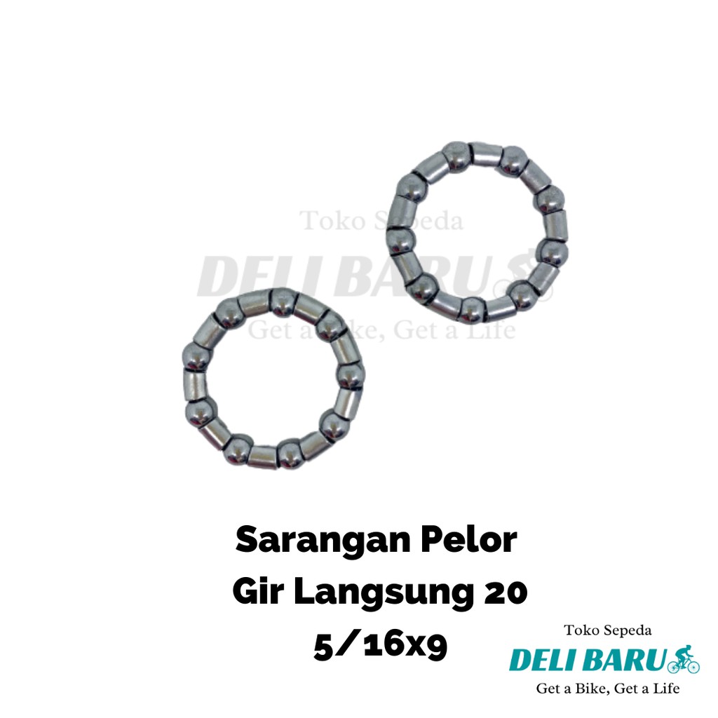 Sarangan pelor lahar gear tengah model gir langsung sepeda anak BMX 12 16 18 20