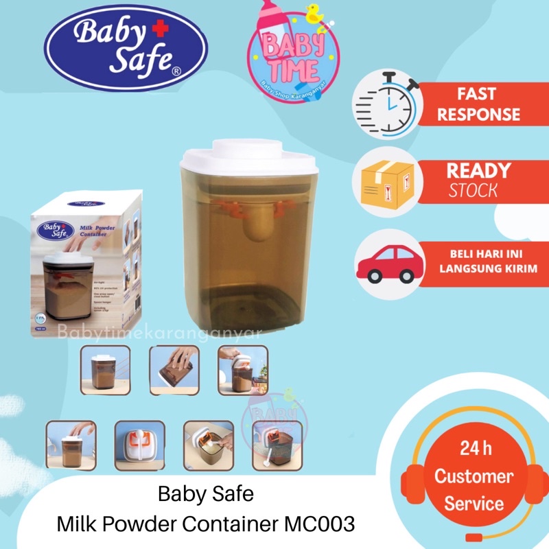 Babysafe Milk Powder Container Baby Safe Tempat Wadah Toples Susu Bubuk 700ml MC003 MC005