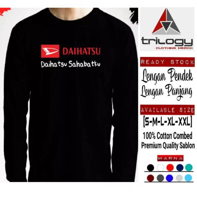 KAOS DISTRO DAIHATSU DAIHATSU SAHABATKU SABLON SIMPEL