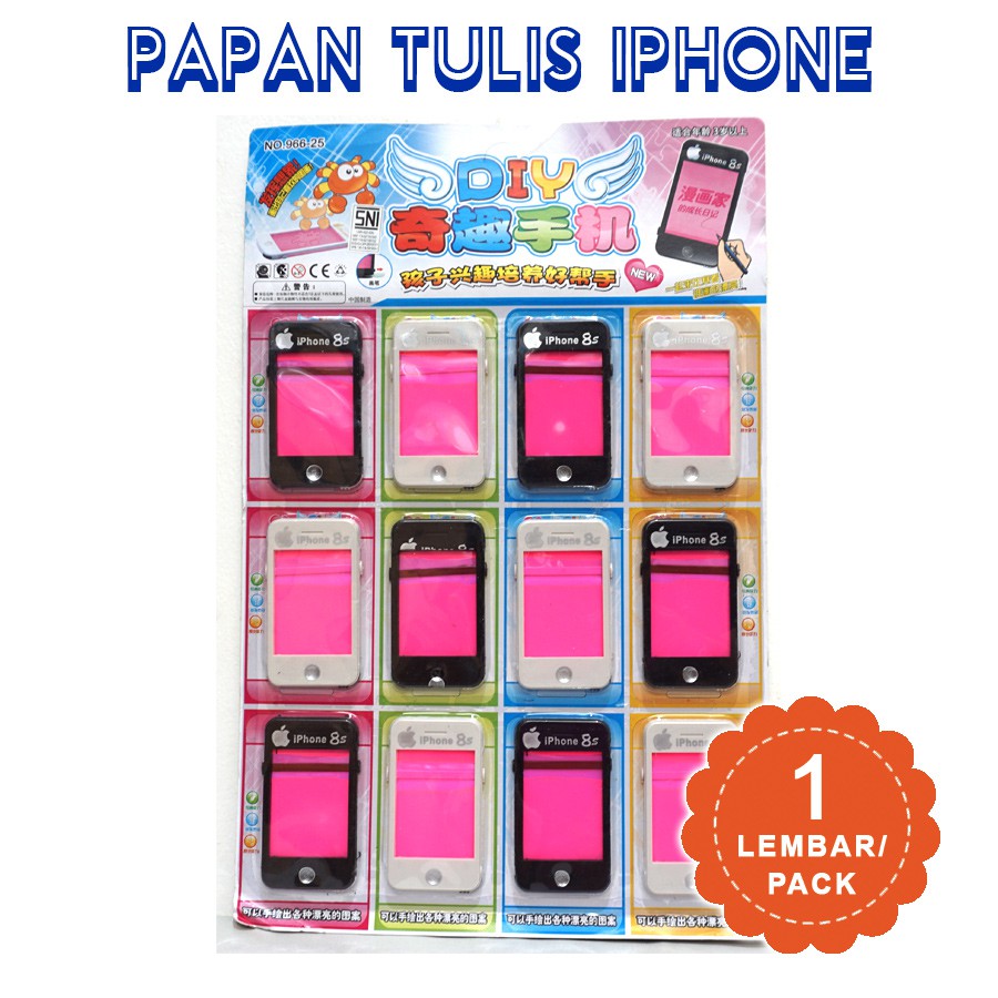 

Papan Tulis Hapus Iphone Lembar 12pcs - Papan tulis IPHONE Lembar