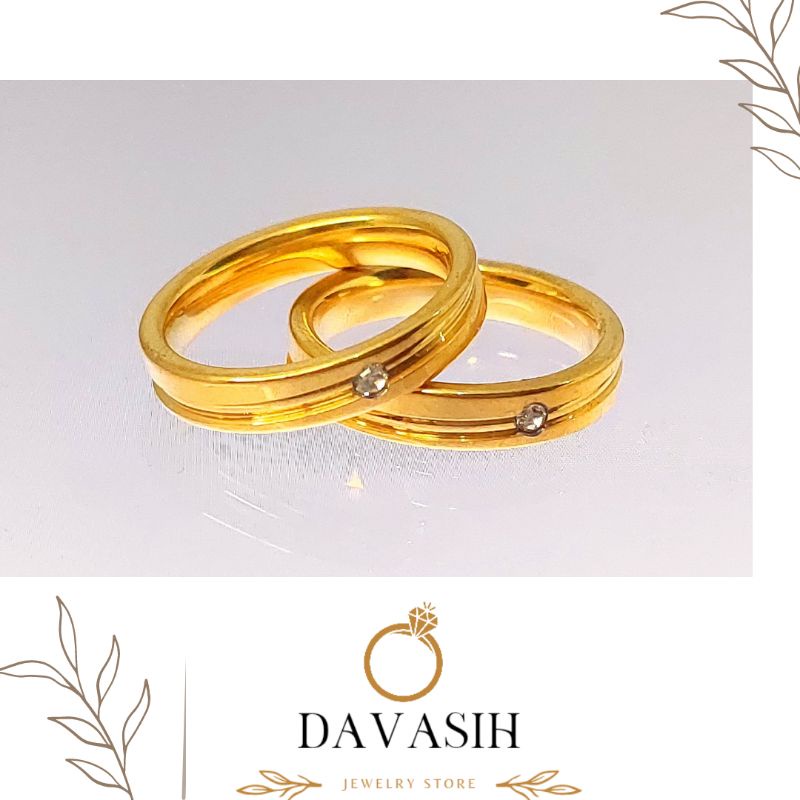 Cincin couple / cincin tunangan / cincin kawin / cincin tunangan / cincin titanium