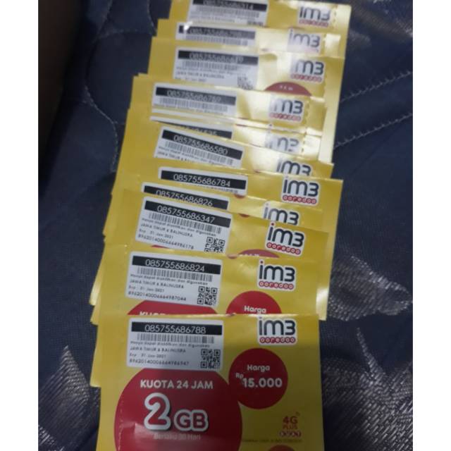 Kartu perdana paket internet 2gb indosat MURAH