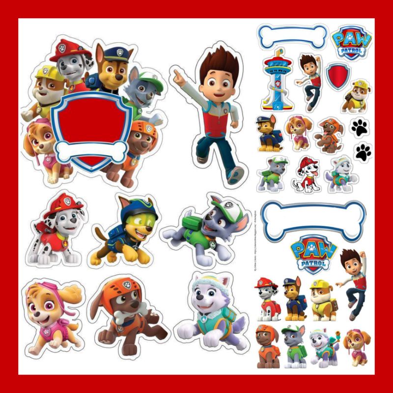 

WATERPROOF ANTI AIR ISI 40 BUAH PAW PATROL ANJING LUCU FOR LAPTOP HP JOURNAL NOTES