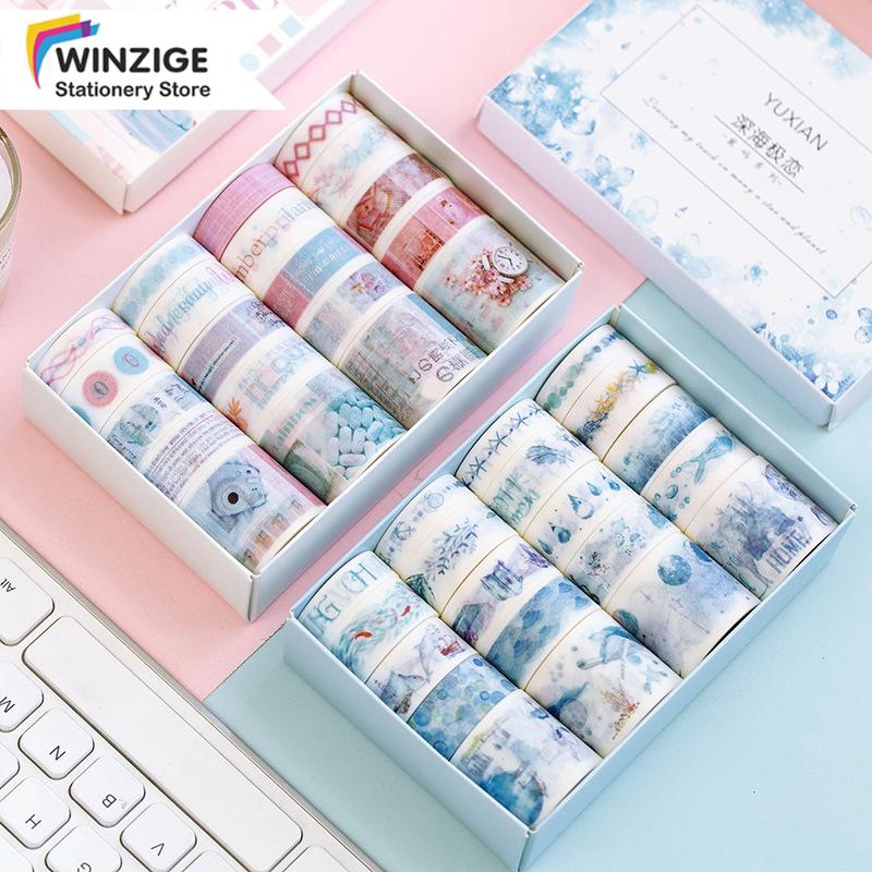 

Masking Tape Set BUJO Planner Washi Tape Scrapbooking Decoration For Gift 20Rolls Colorful