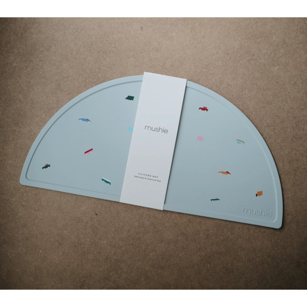 Mushie Silicone Place Mat - Tatakan Piring Makan Anak Balita Bayi Placemat Original Tempat Mpasi