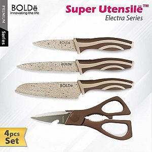 PISAU BOLDE PISAU SET BOLDE SUPER UTENSILE ELECTRA SERIES PISAU DAPUR SET GROSIR BOLDE SET