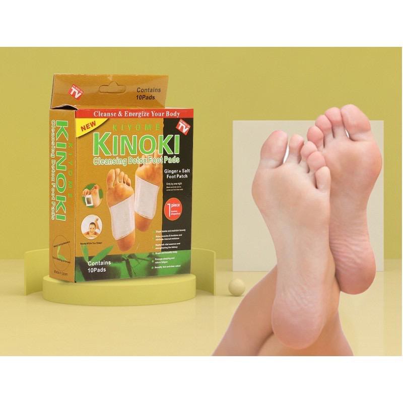 Koyo Kaki Detox Kinoki Gold Emas ORIGINAL 1 BOX /  Kinoki Cleansing Detox Foot Pads Penyerap Racun