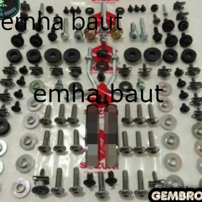 Cover body Baut Body lengkap full Satria 2 tak