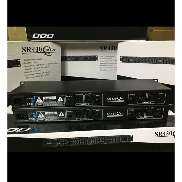 Equalizer dod sr430 qx equaliser dod sr 430 qx 15band