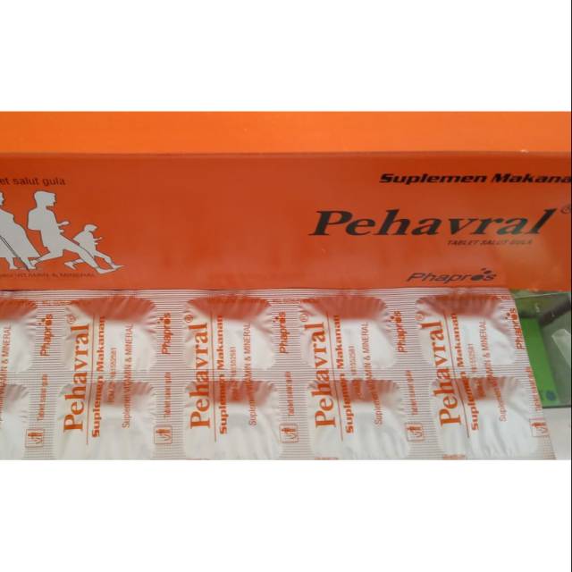 PEHAVRAL VITAMIN DAN MINERAL per strip