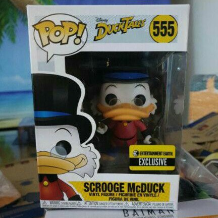 FUNKO POP Disney Duck Tales Scrooge McDuck Paman Gober 555 Exclusive Funko Original