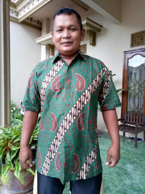 Batik Solo Kemeja Batik Pendek Ajisaka Kanaya Batiksoloamanah 125.000