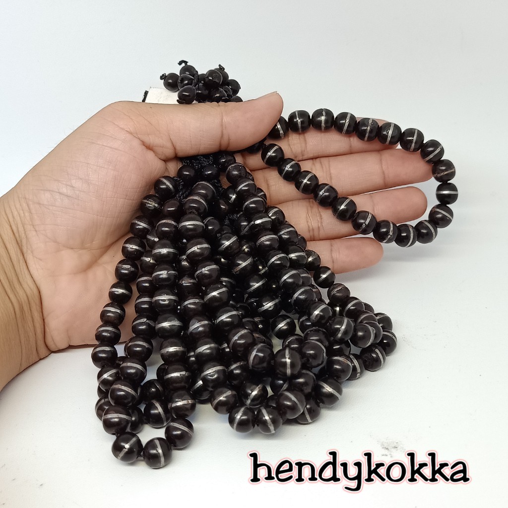 10pcs gelang kokka kaukah bulat prada hitam