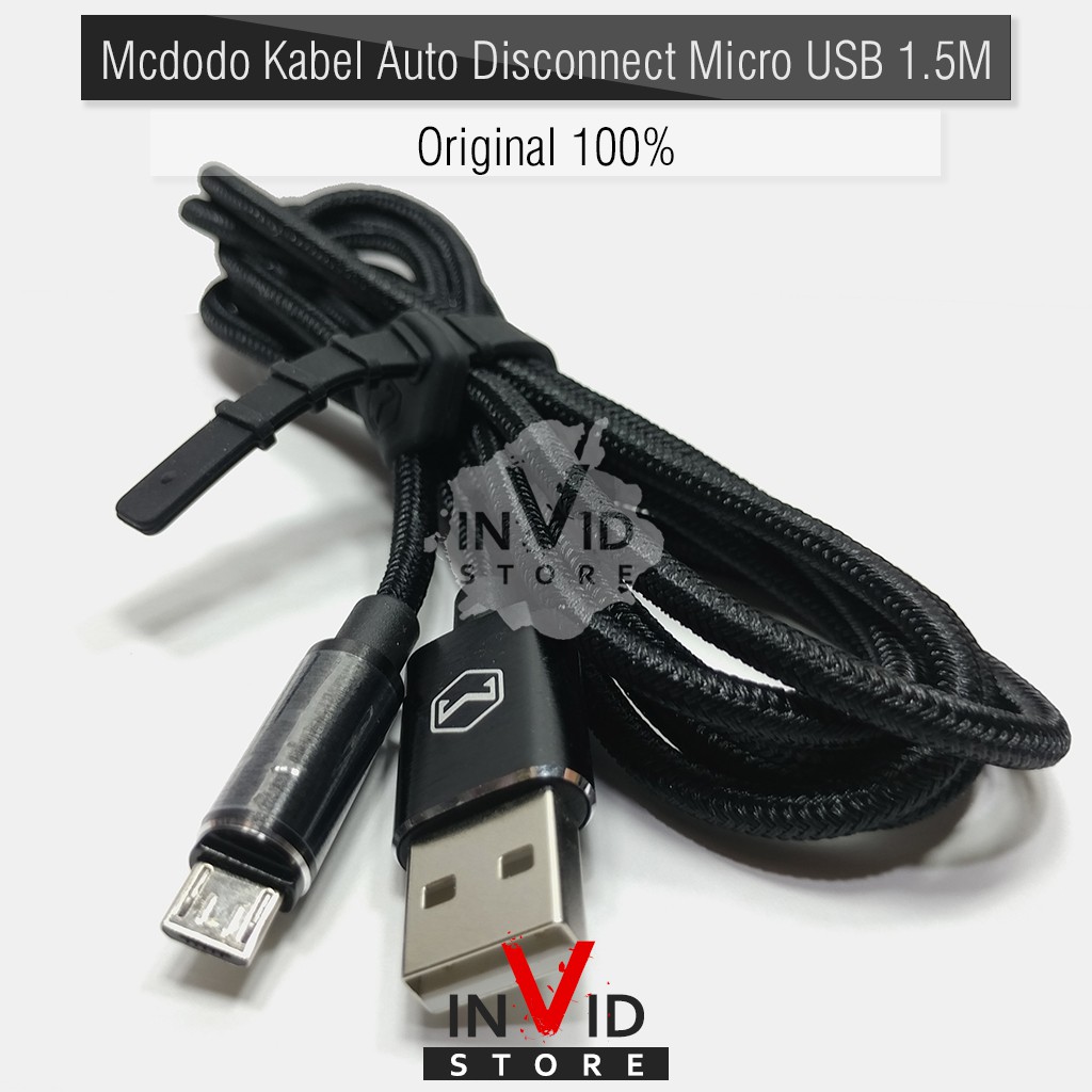 Mcdodo Kabel Auto Disconnect Micro USB 1.5M