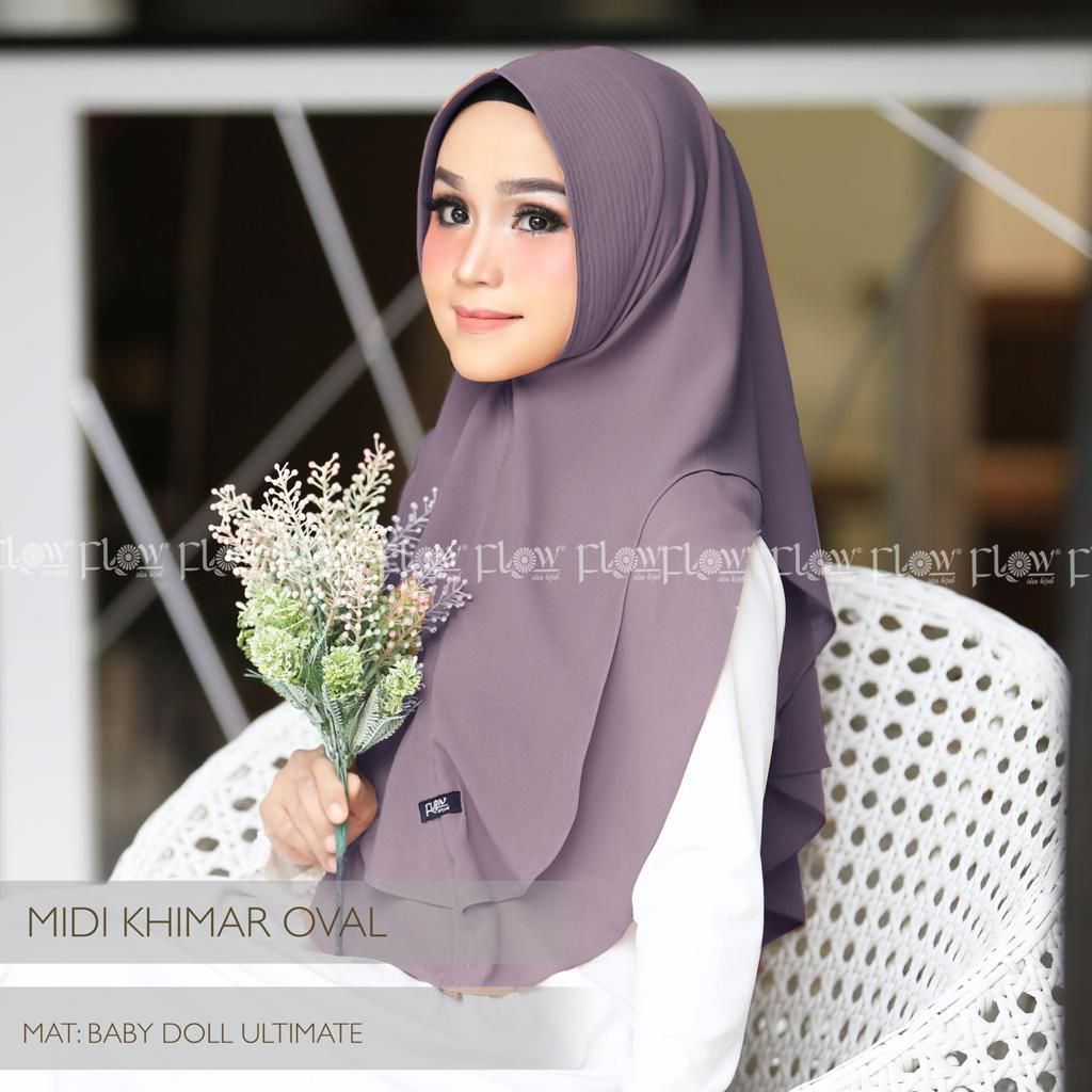 Jilbab Khimar Instan Ceruty Syari Daily Basic Ori Flow