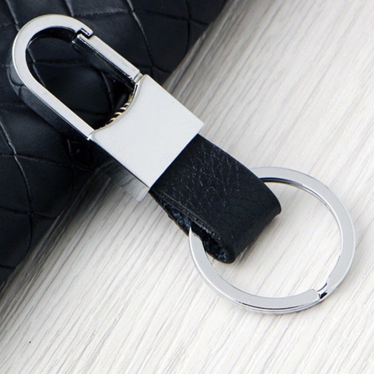 Gantungan Kunci Mini Keychain Hanging Buckle Key Ring Carabiner UNIK Pinggang Kulit Mobil Motor Premium Leather Key Chain