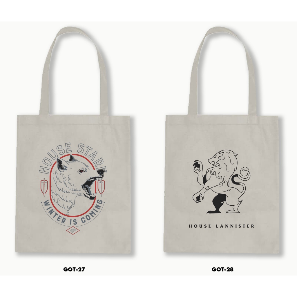 TOTE BAG BLACU- GAME OF THRONES 02