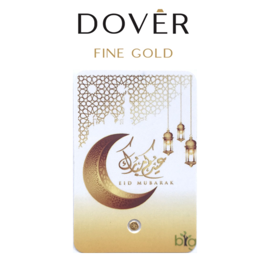Logam Mulia Emas Big Gold 0,025 0,05 0,1 0.025 0.05 0.1 gram Edisi Idul Fitri Lebaran Ramadhan Eid M