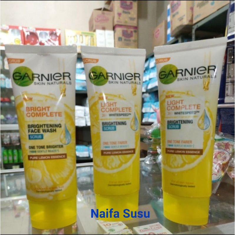 GARNIER Bright Complete Facial Wash 100 ML-Pembersih wajah