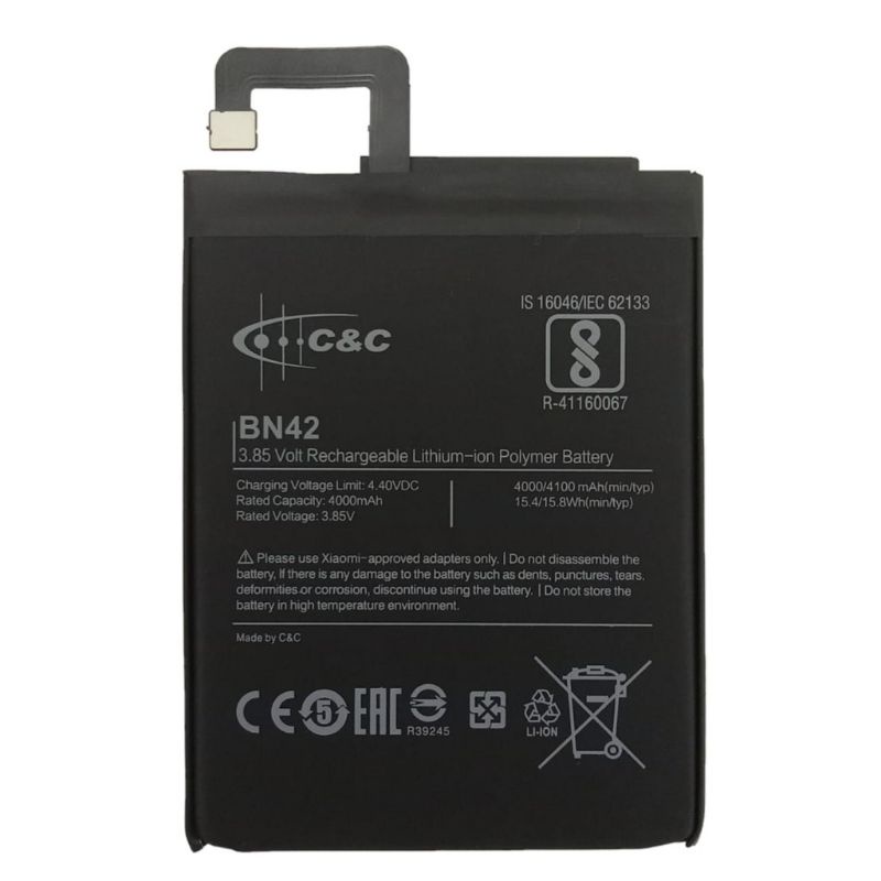 MN - Baterai batre batere battery Xiaomi Redmi 4 / BN 42 / BN42 / BN - 42 original Baterai batre bat