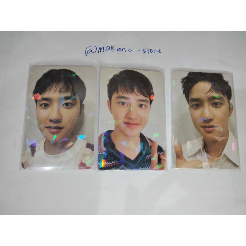 Photocard OFFICIAL EXO D.O. Jumatan Kyungsoo DKS1 empathy PB Digi pack grey