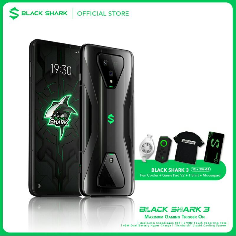 Black Shark 3 Ram 12/256Gb Garansi Resmi