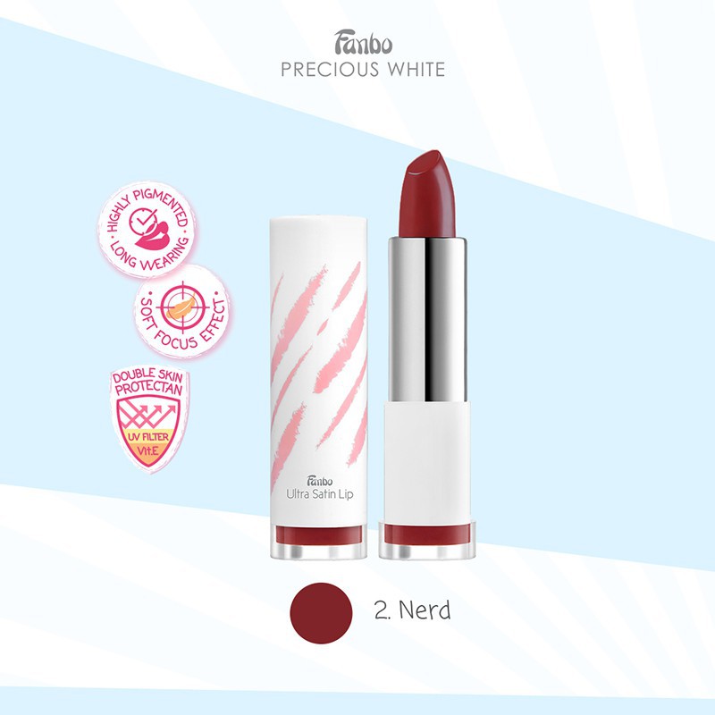 Fanbo Precious White Ultra Satin Lipstick