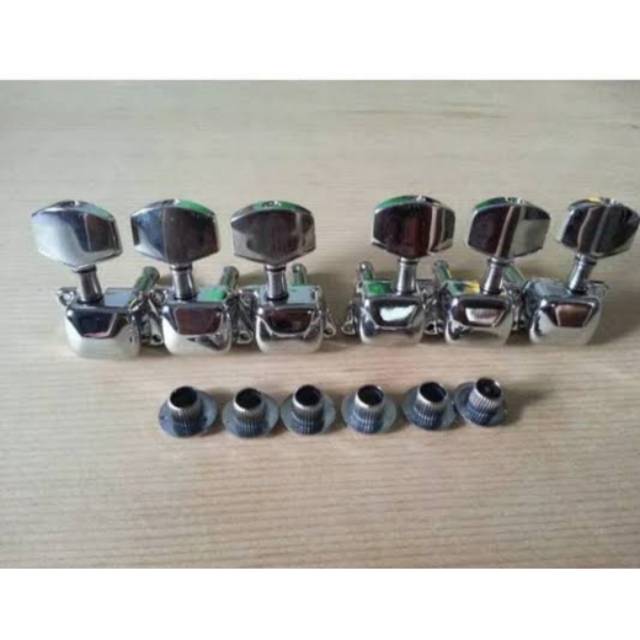 Driyer/tuning gitar chrom kaleng (satu set sudah include baut)