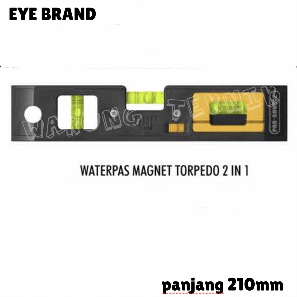 EYE BRAND WATER PAS TORPEDO 2 IN 1 9&quot; 210 MM TJAP MATA